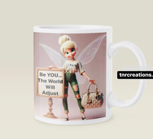 CD tinkerbell motivational mug