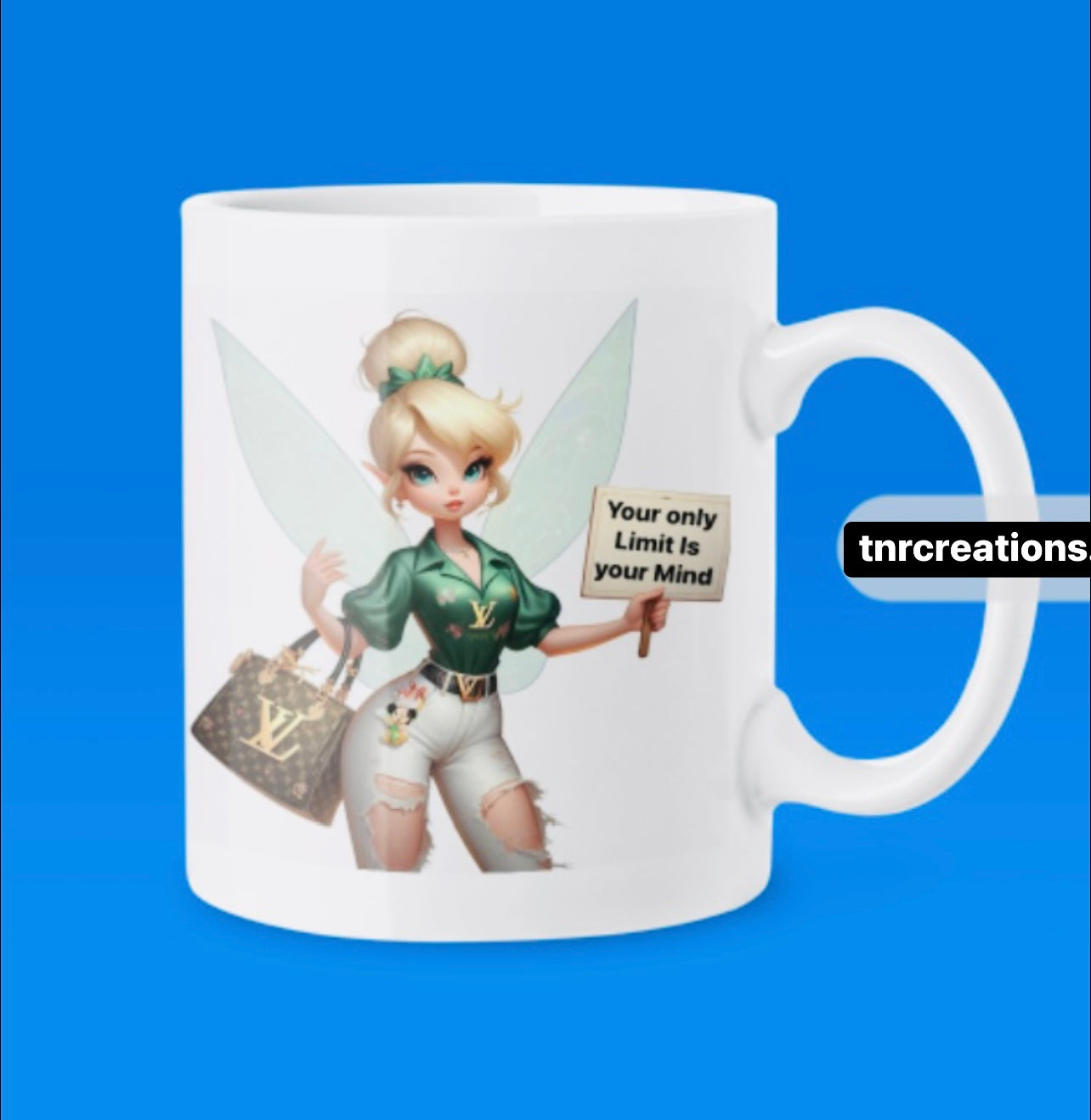 LV tinkerbell motivational mug