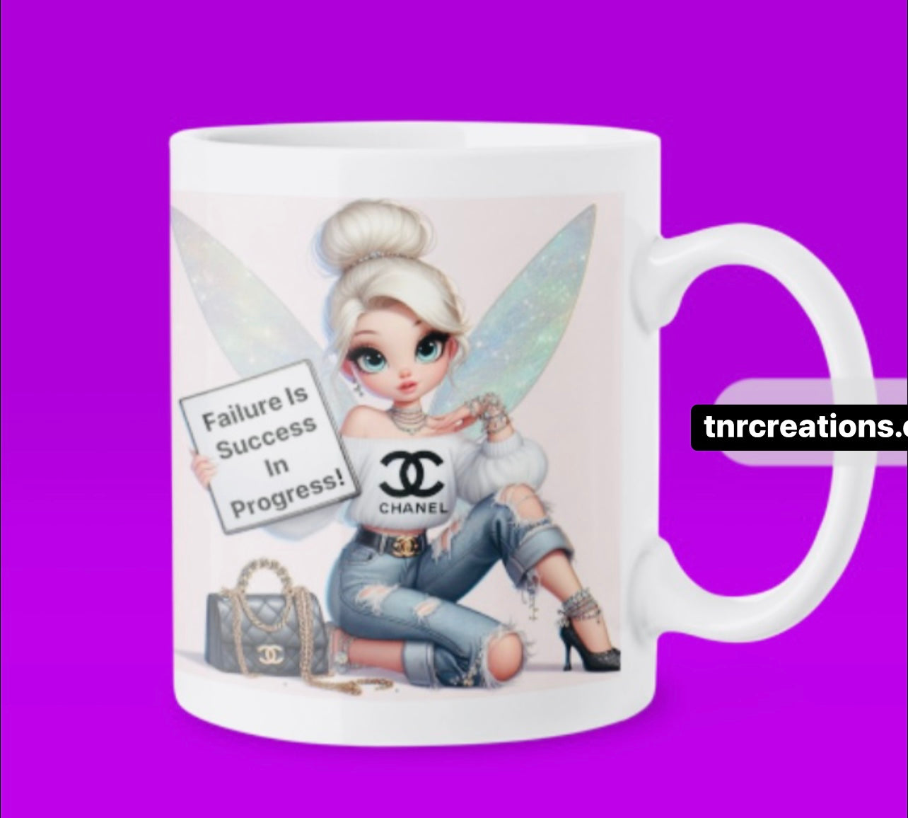 CC tinkerbell motivational mug