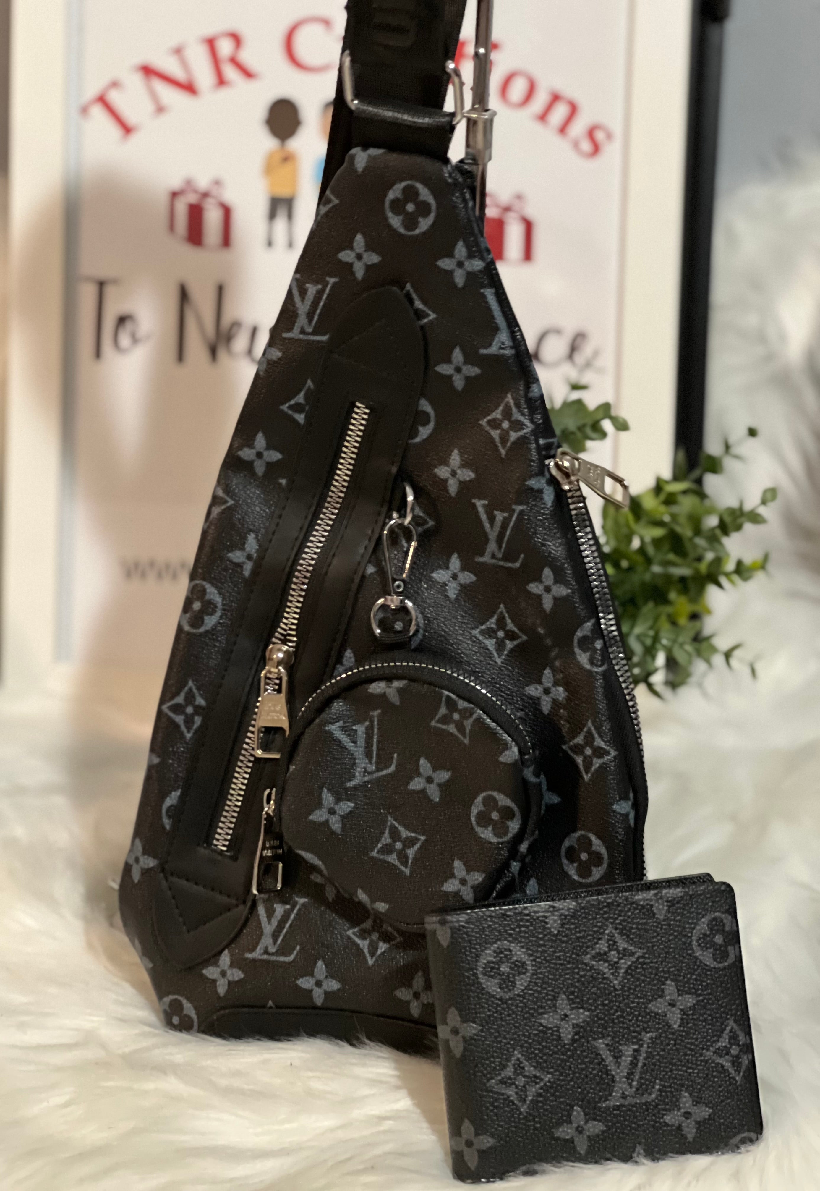 LV Sling bag with wallet and pouch