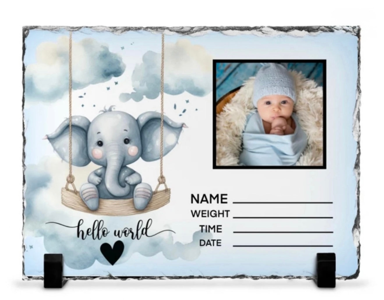 Birth Announcement Stone Slates (Custom Orders Only)