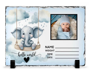 Birth Announcement Stone Slates (Custom Orders Only)