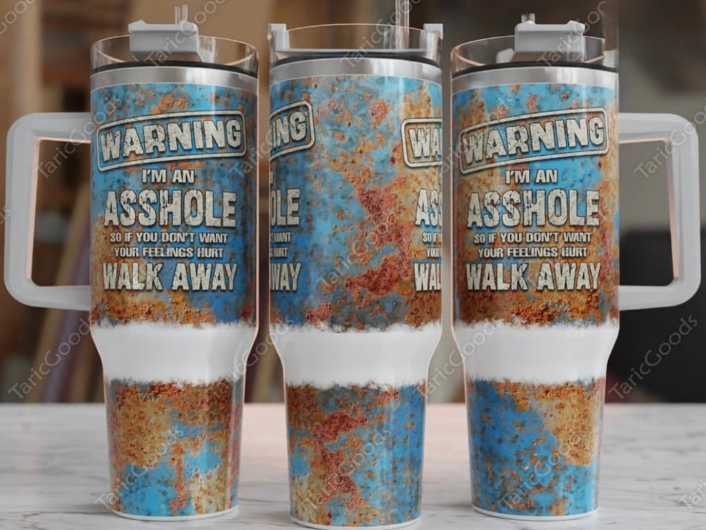 Warning 40oz Tumbler (Mug)