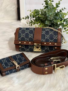 GG set -barrel crossbody with wallet (Limited)