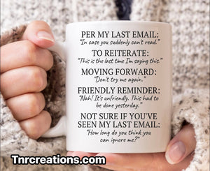 Corporate Email Mug