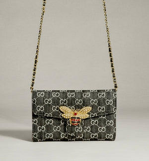 G Denim Crossbody