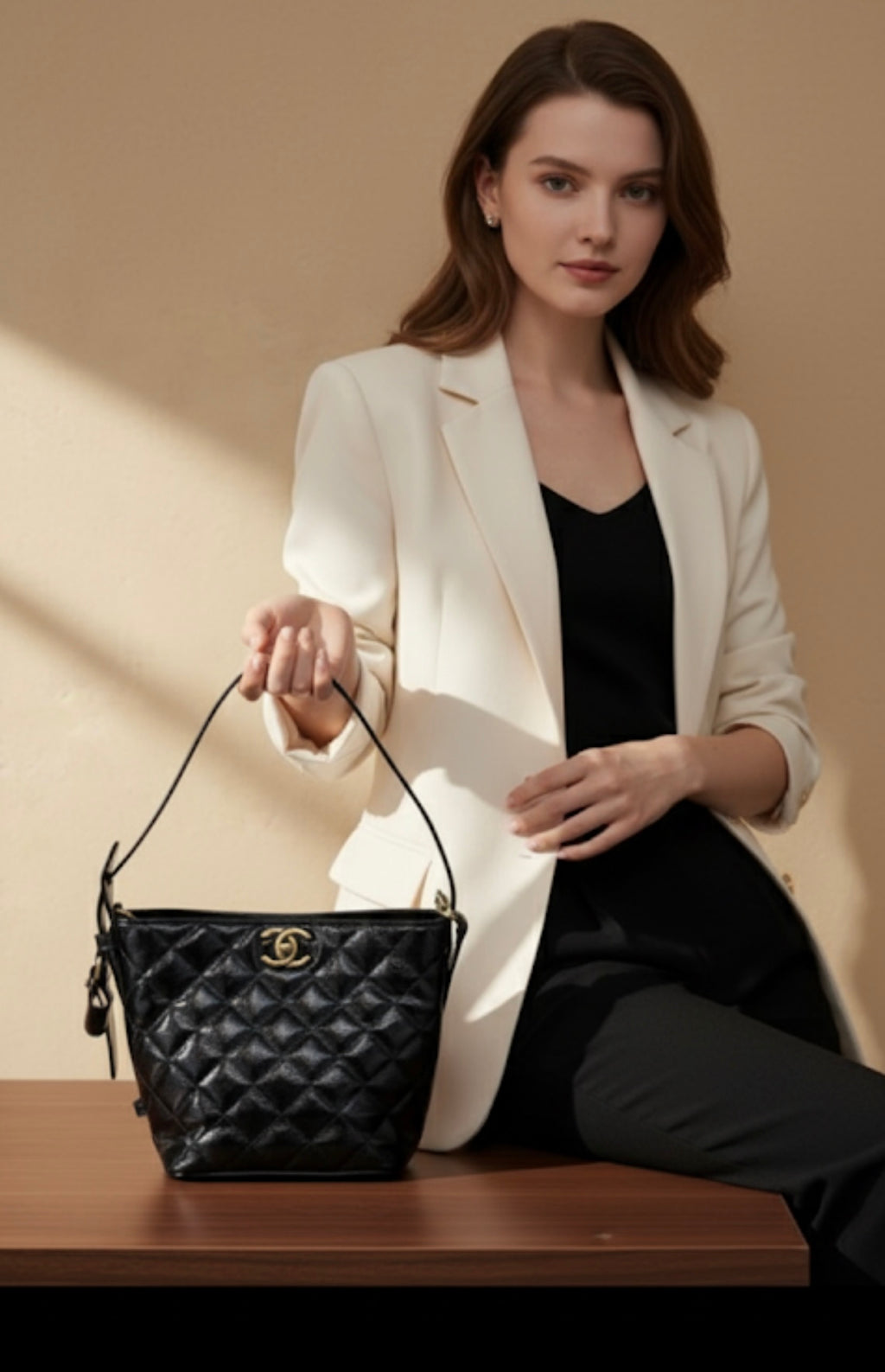 C Bucket with pouch Crossbody/Handle (Limited)