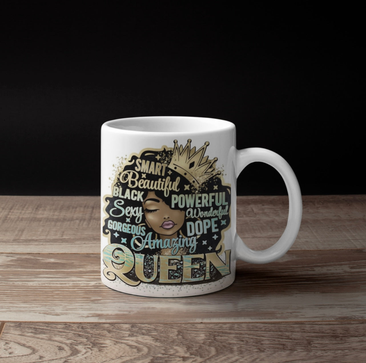 Set of 4 Queen Mugs
