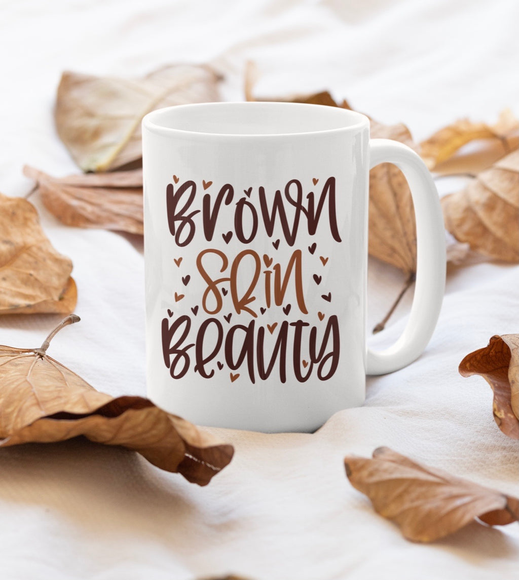 Brown skin beauty Mug
