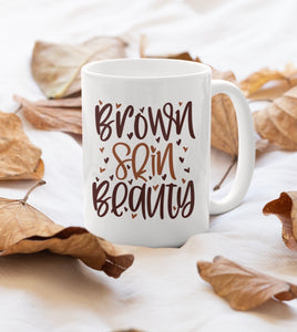 Brown skin beauty Mug